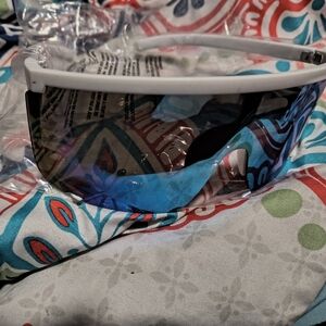 Stylish White and Black Sunglasses